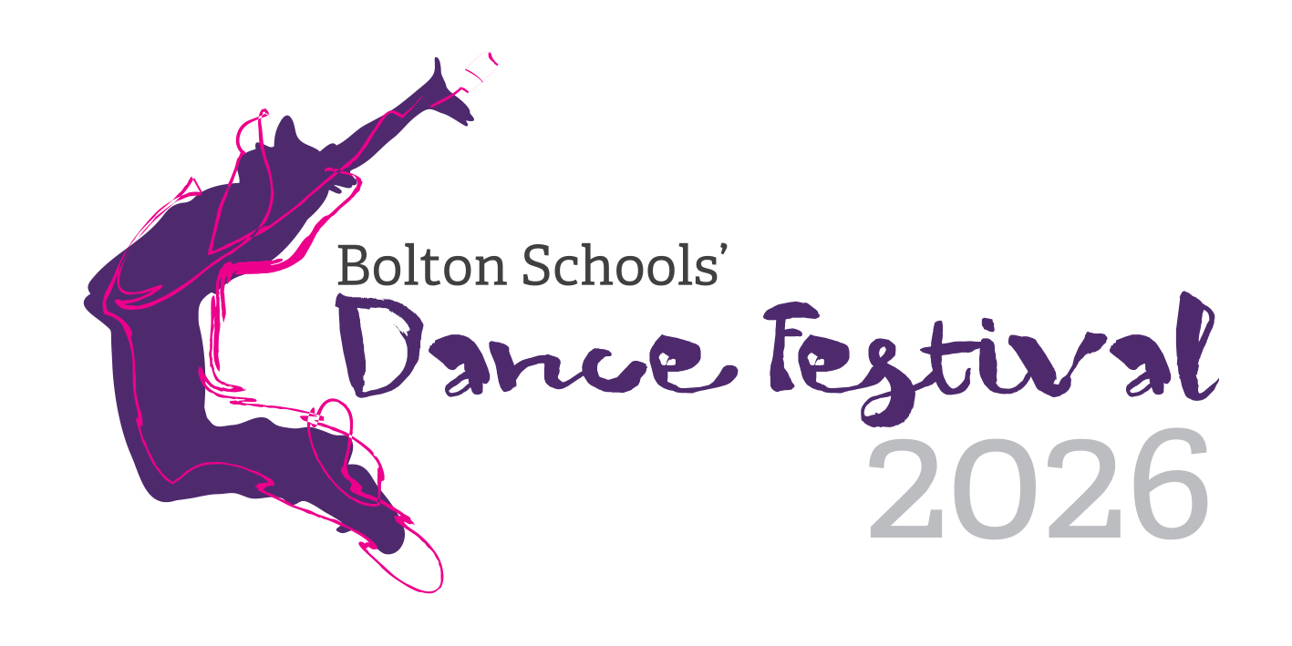 Graphic shows a person dancing with text that says 'Bolton School Dance Festival 2026'